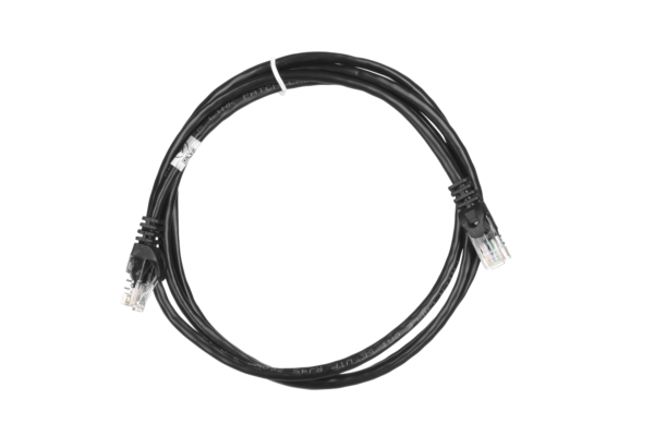 2E Cat 5e, UTP, RJ45, 26AWG ,7/0.16 Cu, 2.00 m, PVC, Black