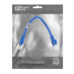 2E Cat 6, UTP, RJ45, 26AWG, 7/0.16 Cu, 0.20 m, PVC, Blue