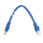 2E Cat 6, UTP, RJ45, 26AWG, 7/0.16 Cu, 0.20 m, PVC, Blue