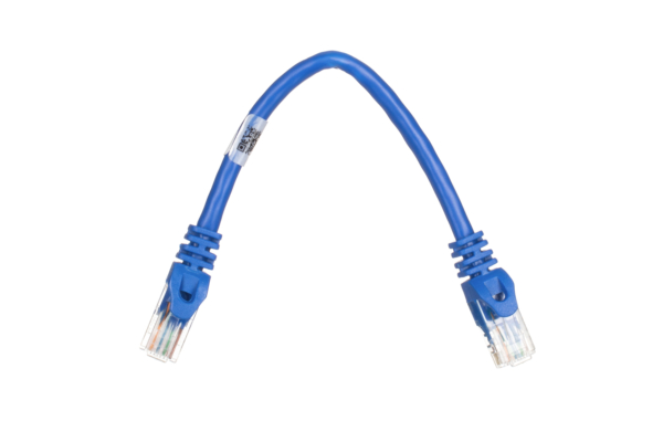 2E Cat 6, UTP, RJ45, 26AWG, 7/0.16 Cu, 0.20 m, PVC, Blue