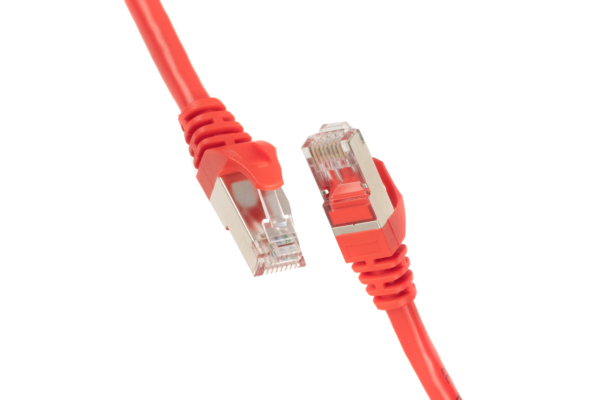 2E Cat 6, S-FTP екран. фольга з обплетенням, RJ45, 4Х2 27AWG, 7/0.14 Cu, 1.50 m, PVC, Red