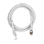 2E Cat 6, S-FTP экран оплётка фольга, RJ45, 4Х2 27AWG , 7/0.14 Cu, 1.50 m, PVC, Grey