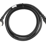 2E Cat 6, Shielding S-FTP, metal foil pairs, braided cable, RJ45, 4X2 27AWG, 7/0.14 Cu, 1.50 m, PVC, Black