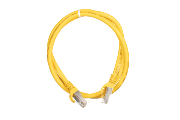 2E Патч-корд САТ 6, S-FTP, 1м, 26AWG, RJ45, 7/0.16, Cu, PVC, желтый