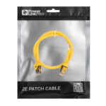 2E Cat 6, S-FTP екран. фольга з обплетенням, RJ45, 4Х2 27AWG, 7/0.14 Cu, 0.50 m, PVC, Yellow