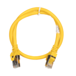 2E Cat 6, S-FTP екран. фольга з обплетенням, RJ45, 4Х2 27AWG, 7/0.14 Cu, 0.50 m, PVC, Yellow