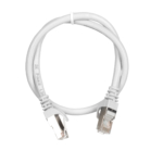 2E Cat 6, Shielding S-FTP, metal foil pairs, braided cable, RJ45, 4X2 27AWG, 7/0.14 Cu, 0.50 m, PVC, Grey