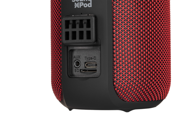 2E Акустична система SoundXPod TWS, MP3, Wireless, Waterproof Red