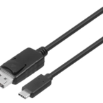 2E Кабель USB-C > DisplayPort, 1м, чорний