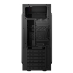 2E PC case Alfa E185 without PSU, 1xUSB3.0, 2xUSB2.0, VGA 310mm, ATX, black