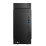 2E PC case Alfa E185 without PSU, 1xUSB3.0, 2xUSB2.0, VGA 310mm, ATX, black