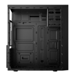 2E PC case Alfa E185 without PSU, 1xUSB3.0, 2xUSB2.0, VGA 310mm, ATX, black