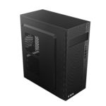 2E PC case Alfa E185 without PSU, 1xUSB3.0, 2xUSB2.0, VGA 310mm, ATX, black