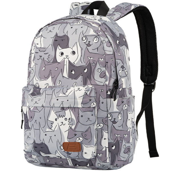 2E Рюкзак, TeensPack Cats, серый