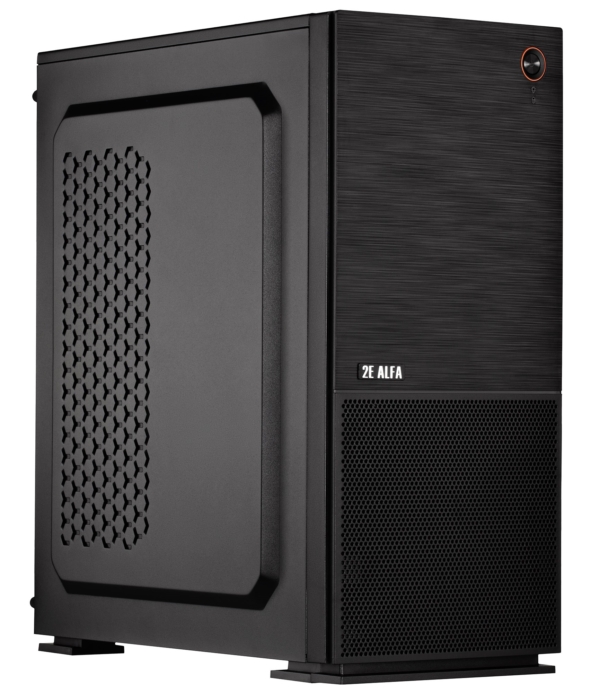 2E PC case Alfa G650 without PSU, 2xUSB3.0, 1xUSB2.0, 1x120mm, VGA 280mm, LCS ready, ATX, black