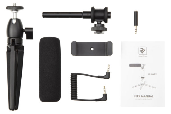 2E Microphone Maono by 2E MM011 Vlog KIT, 3.5mm