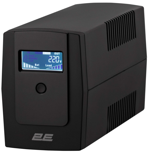 2E ИБП DD650, 650VA/360W, LCD, USB, 2xSchuko