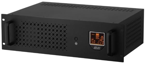 2E ИБП RE2000, 2000VA/1200W, RM 3U, LCD, USB, 2xSchuko