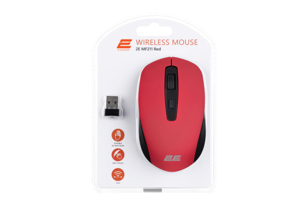 2E Мышь MF211 WL Red