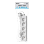 2E Power strip, 5XCEE7/17, 2G*1.0мм, 1.5m, white