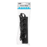 2E Power strip, 5XCEE7/17, 2G*1.0мм, 1.5m, black