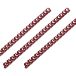 2E Plastic combs for the binder 22mm maroon 50pcs