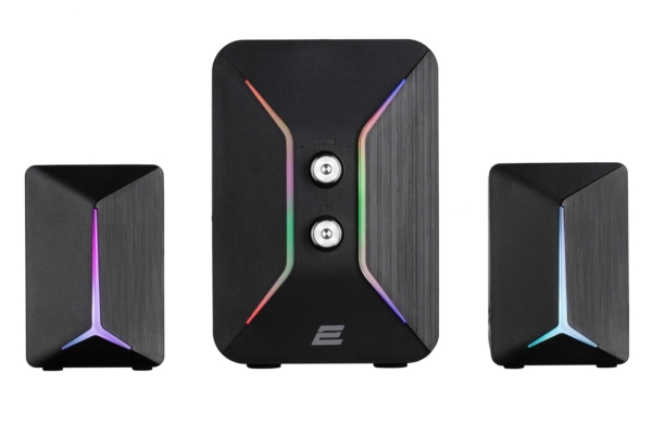 2E Multimedia speaker PCS301 RGB, 2.1, USB, Black