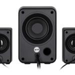 2E Multimedia speaker PCS301 RGB, 2.1, USB, Black