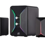 2E Акустическая система PCS301 RGB, 2.1, USB, Black