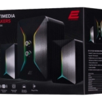 2E Multimedia speaker PCS301 RGB, 2.1, USB, Black