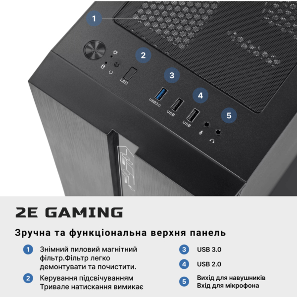 2E 2E PC Complex Gaming Intel i5-12400F/H610/8/500F/NVD1030-2/Win11H/2E-G2107-500