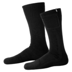 2E Tactical Heated Socks Race Black with Remote Control, Size XL