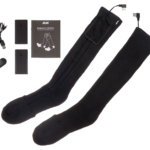 2E Tactical Heated Socks Race Black with Remote Control, Size XL