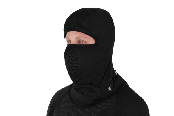 2E Tactical Heated Balaclava Shadow Black, Size XL