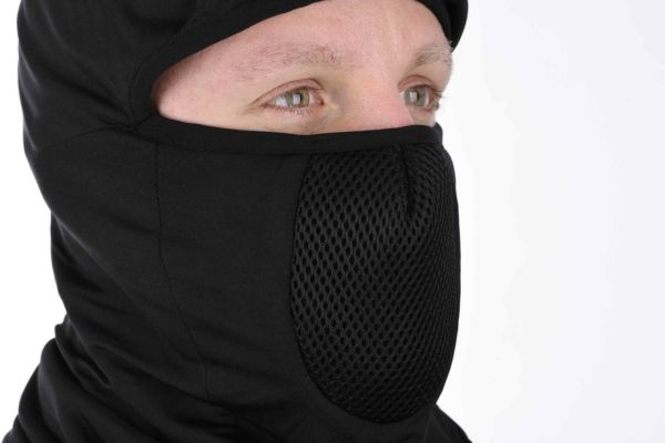 2E Tactical Heated Balaclava Shadow Black, Size XL