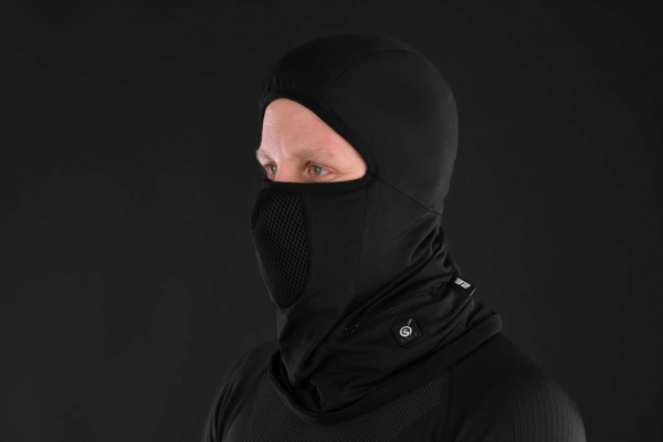 2E Tactical Heated Balaclava Shadow Black, Size XL