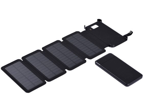 2E Power Bank Solar 8000mAh, black