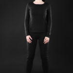 2E Tactical Women’s Heated Thermal Underwear eFiber for Women Black, size M