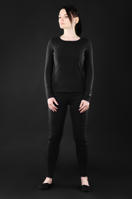 2E Tactical Women’s Heated Thermal Underwear eFiber for Women Black, size M