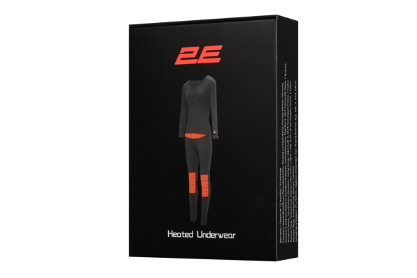 2E Tactical Women’s Heated Thermal Underwear eFiber for Women Black, size M