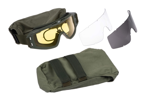 2E Tactical Tactical, protective mask Hawk Army Green Anti-fog, bag, 3 lenses