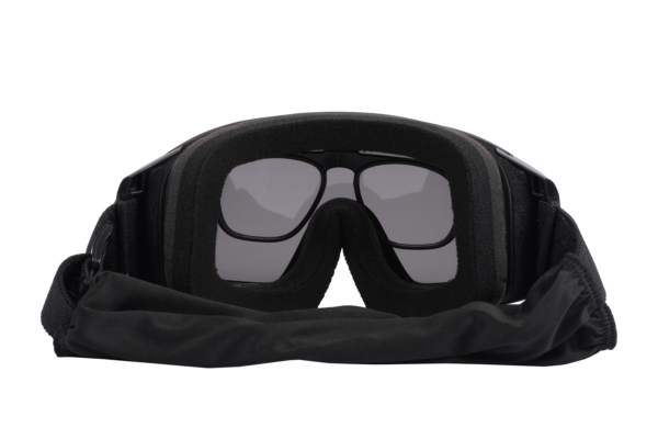 2E Tactical Tactical, protective mask Hawk WS Black Anti-fog, 3-layer sealant, bag, 3 lenses