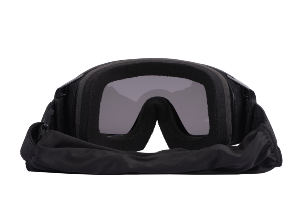 2E Tactical Tactical, protective mask Hawk WS Black Anti-fog, 3-layer sealant, bag, 3 lenses