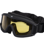 2E Tactical Tactical, protective mask Hawk WS Black Anti-fog, 3-layer sealant, bag, 3 lenses