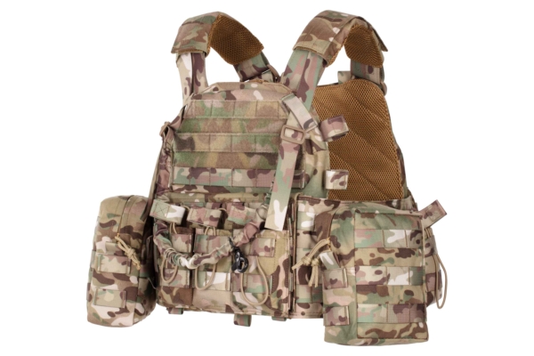 2E Tactical Military Plate Carrier Type1, Molle, Multicam