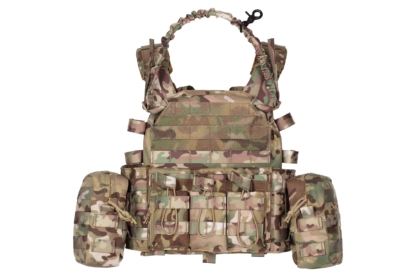 2E Tactical Military Plate Carrier Type1, Molle, Multicam