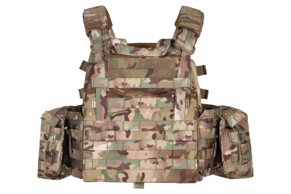 2E Tactical Military Plate Carrier Type1, Molle, Multicam