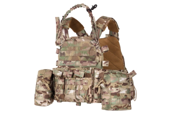 2E Tactical Military Plate Carrier Type1, Molle, Multicam