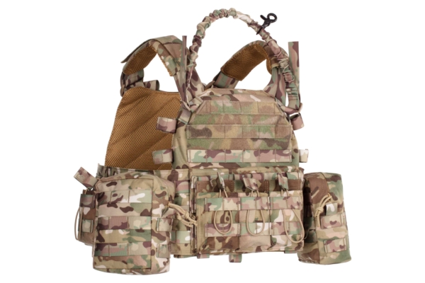 2E Tactical Military Plate Carrier Type1, Molle, Multicam