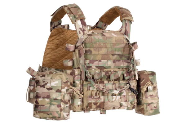 2E Tactical Military Plate Carrier Type1, Molle, Multicam